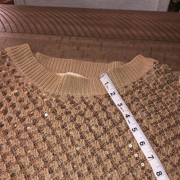Sparkle ❇️ and Shine ✨ in this Sequins Sweater. Neutral All Season Fall 2 Cruise - Picture 10 of 16